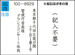 返信はがき記載例