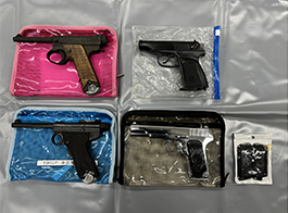 暴力団傘下組織組員による拳銃加重所持事件