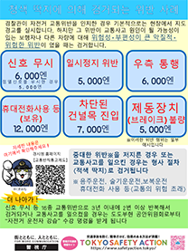 자전거도 교통범칙 통고 제도 개시