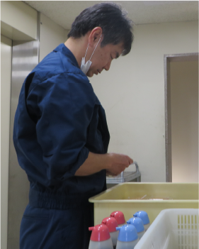 給食準備